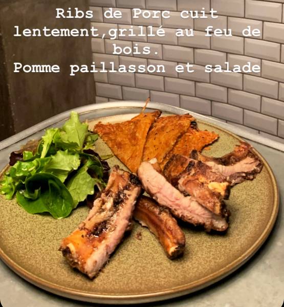 Menu bistrot midi et soir / entrée + plat + dessert