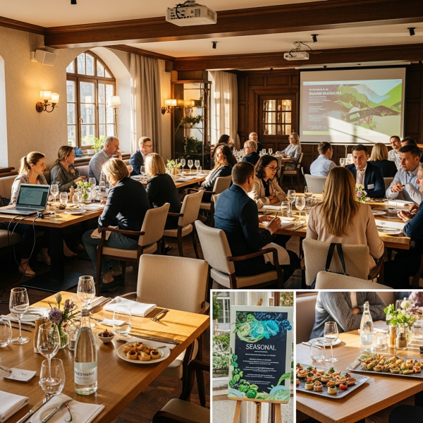 séminaire professionnel dans restaurant privatisé